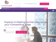 Tablet Screenshot of everythinghr.com